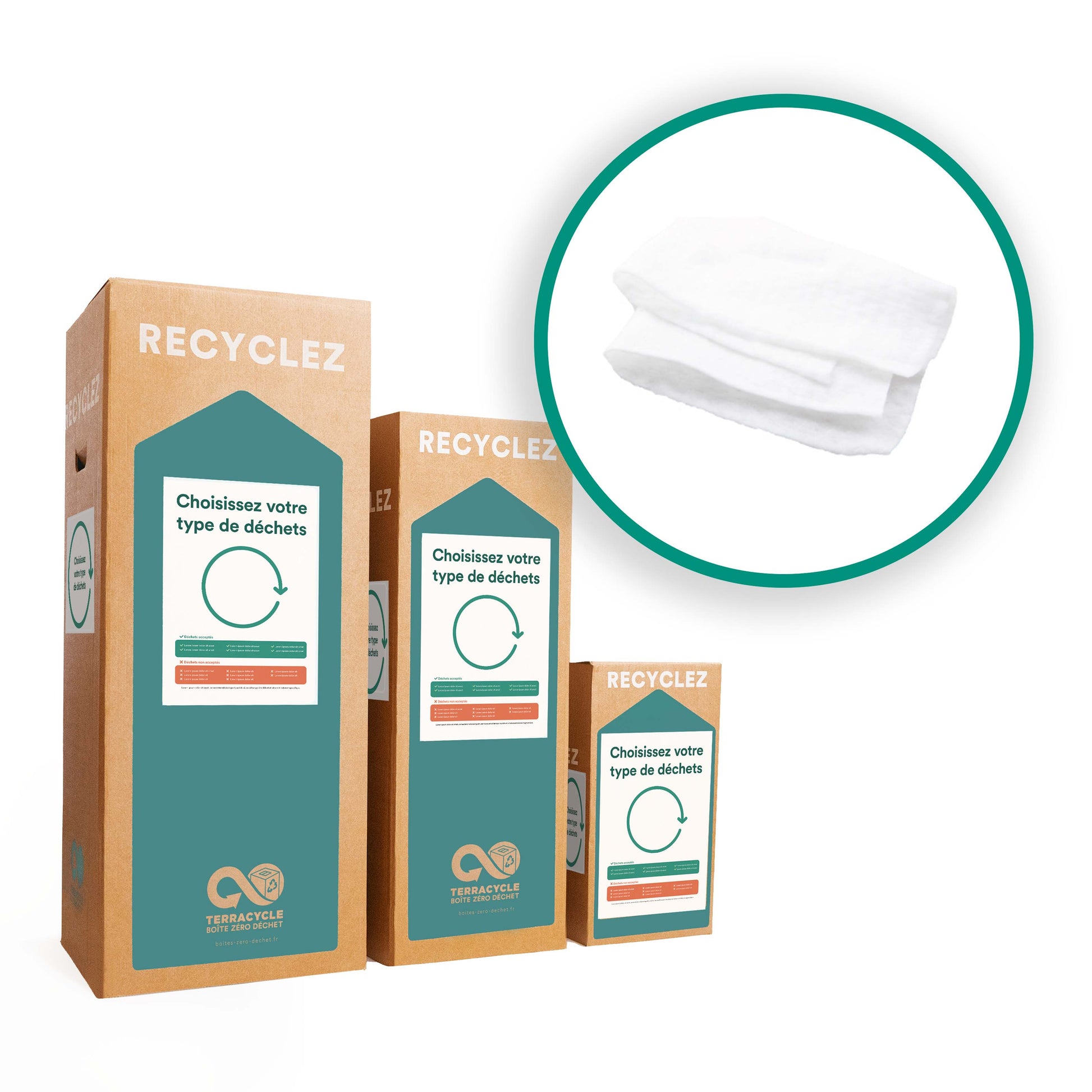 Solution de recyclage pour lingettes désinfectantes synthétiques
