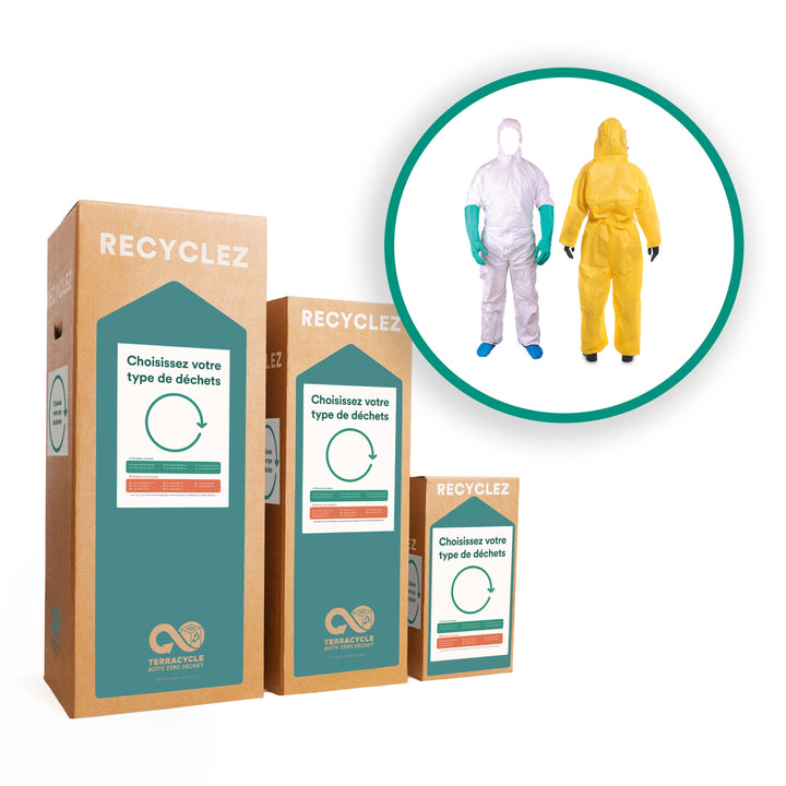Solution de recyclage pour vêtements de protection jetables