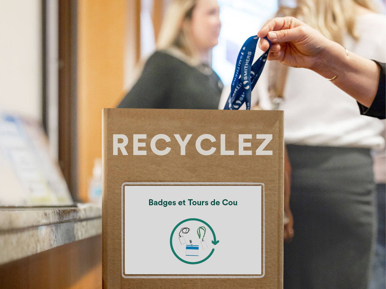 Solutions de recyclage pour l'hospitalité et événements
