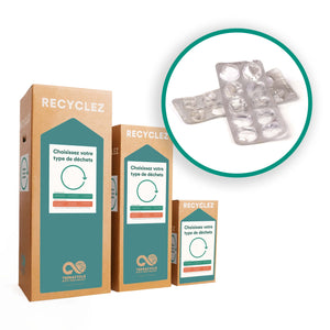 Solution de recyclage pour plaquettes de médicaments vides
