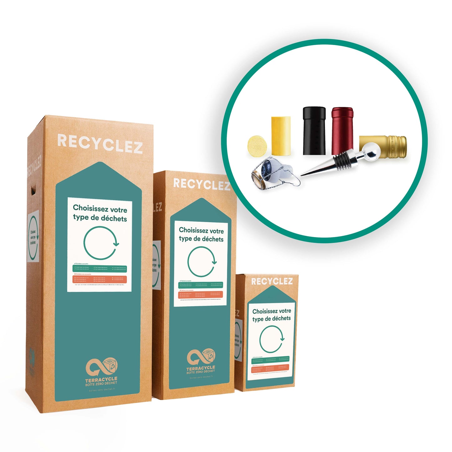 Solution de recyclage pour Bouchons synthétiques et garde-bulles