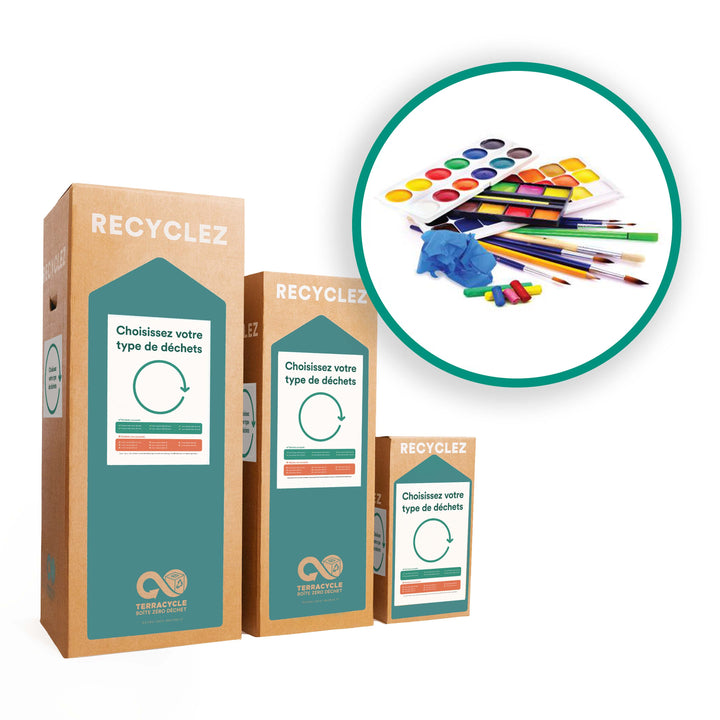 Solution de recyclage pour pinceaux et palettes de peinture