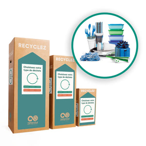 Solution de recyclage pour vaisselle jetable et articles de fête 