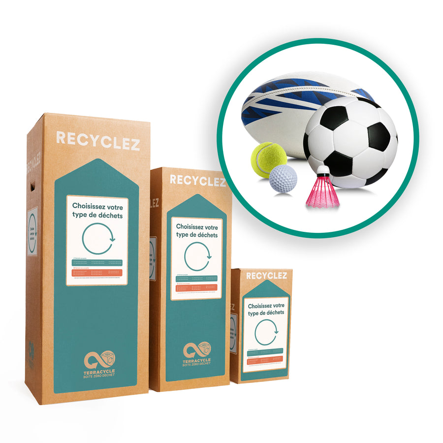 Recyclez vos balles et ballons de sport avec Boîte Zéro Déchet
