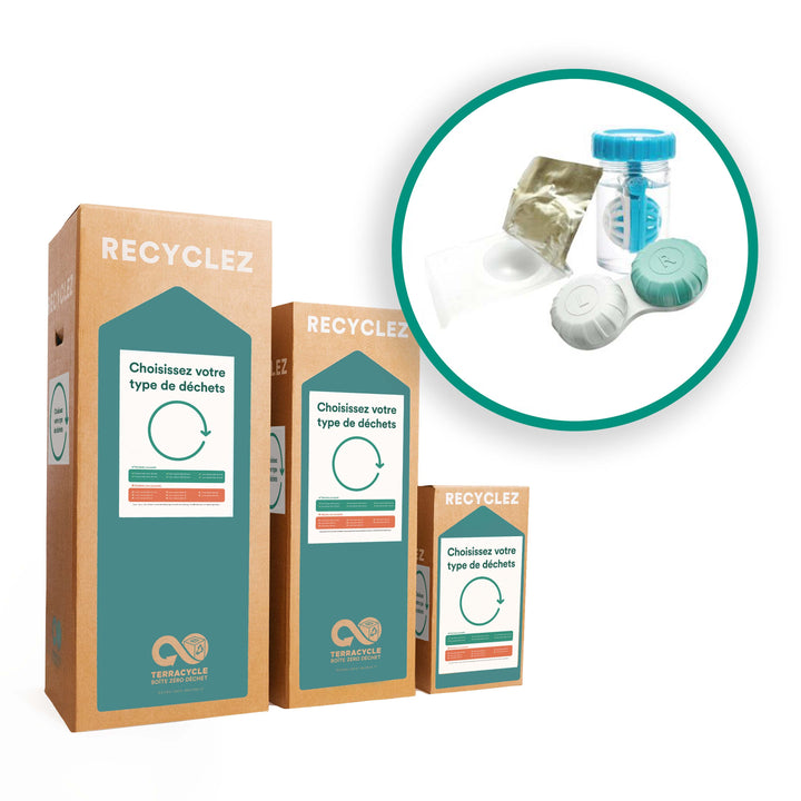 Solution de recyclage pour lentilles de contact 