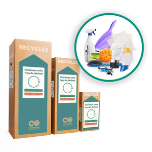 Solution de recyclage pour déchets plastiques de salle de bain