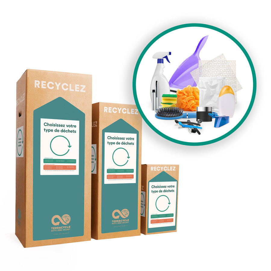 Solution de recyclage pour déchets plastiques de salle de bain