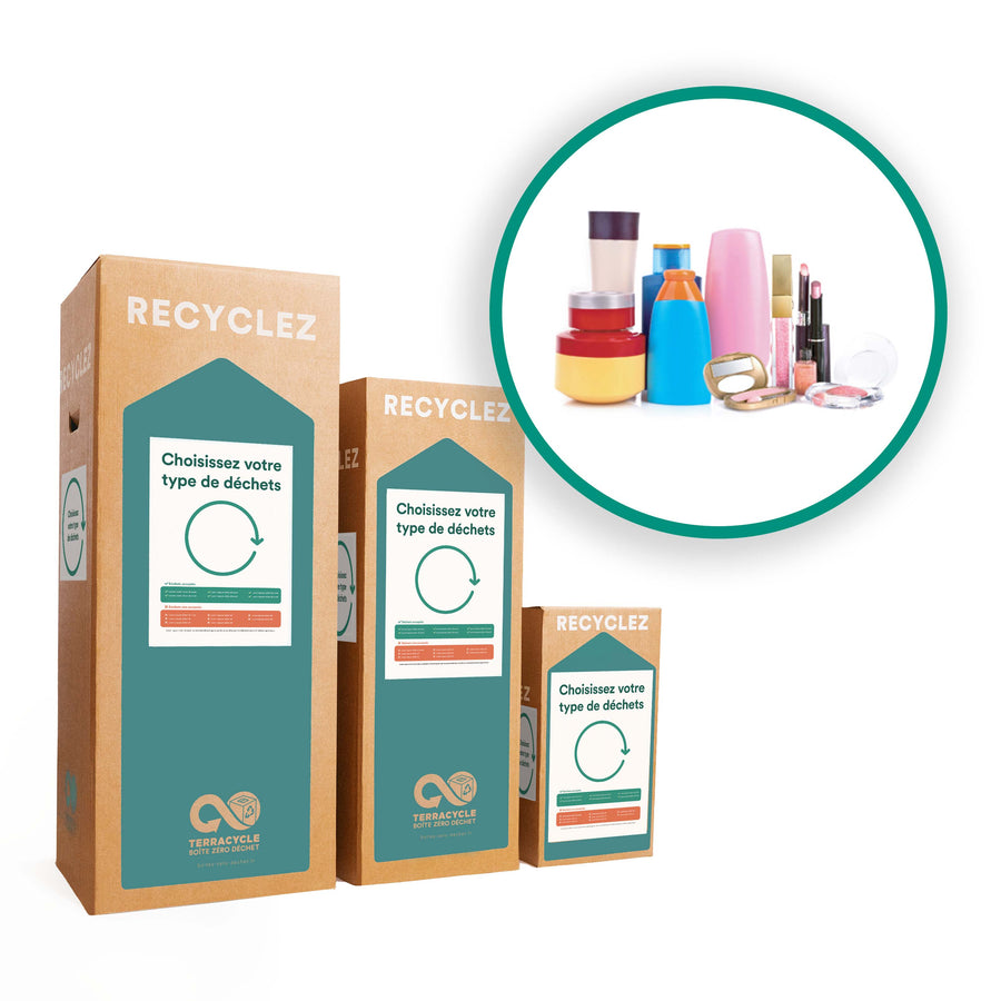 Solution de recyclage pour produits et emballages de produits cosmétiques